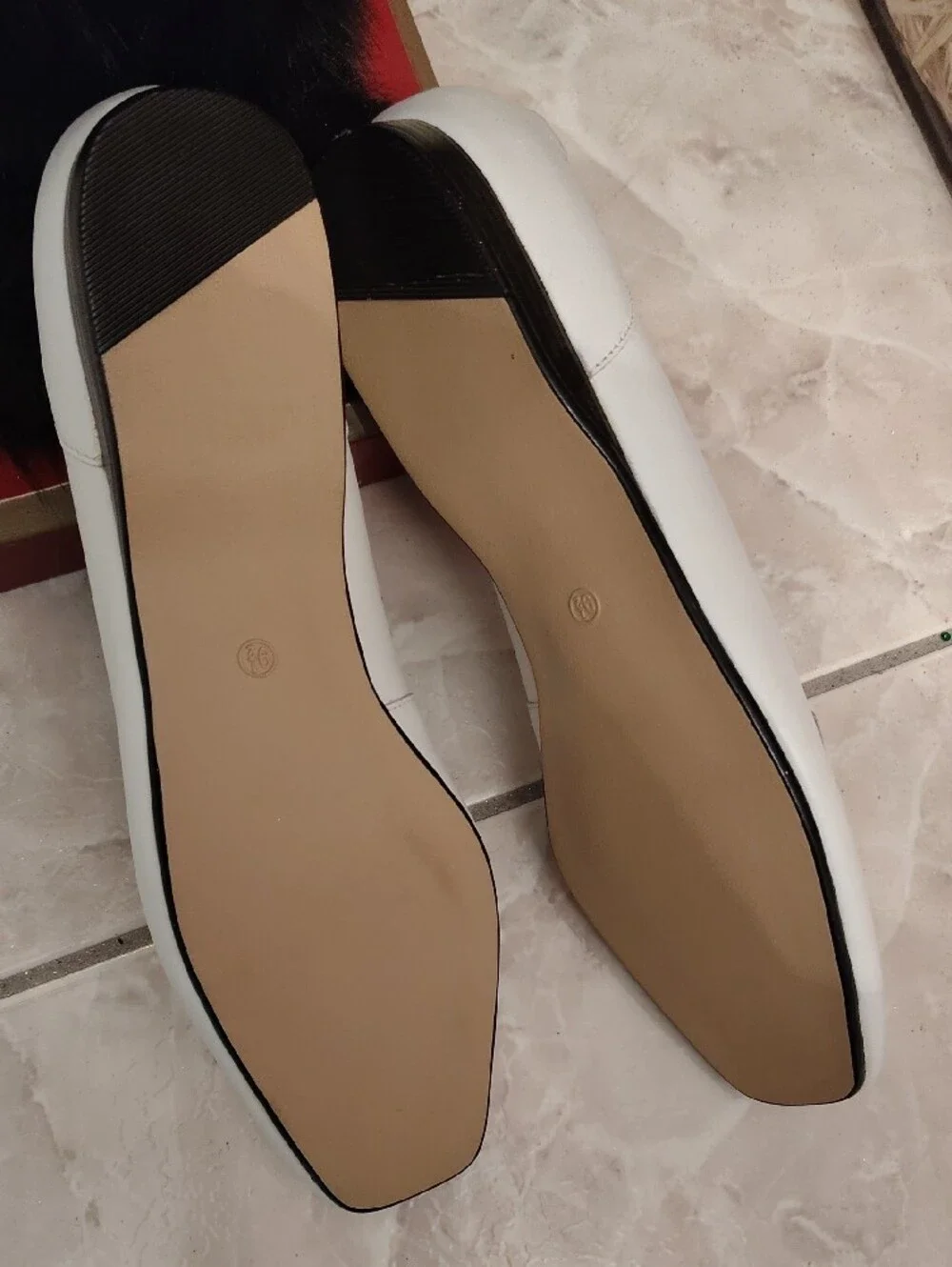 Women’s White Star-Stud Loafers